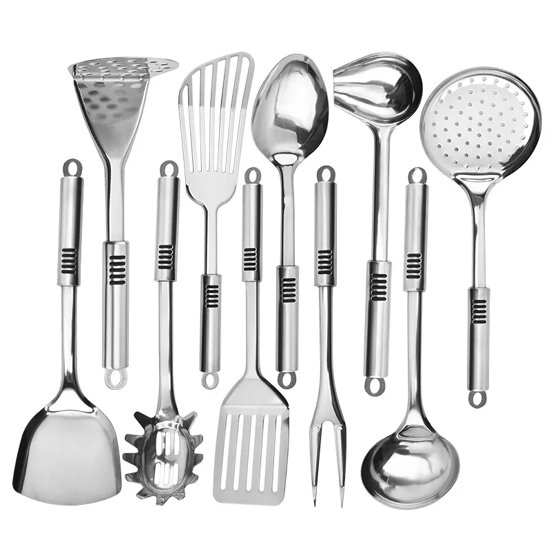 French fries Long handle cooking tools stainless steel potato masher