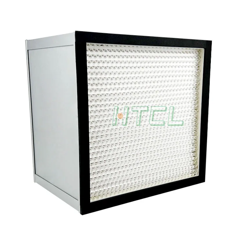 Factory Price High Efficiency Air Filter H13 H14 Deep Pleated Fiberglass Media Separator HEPA Air Filter