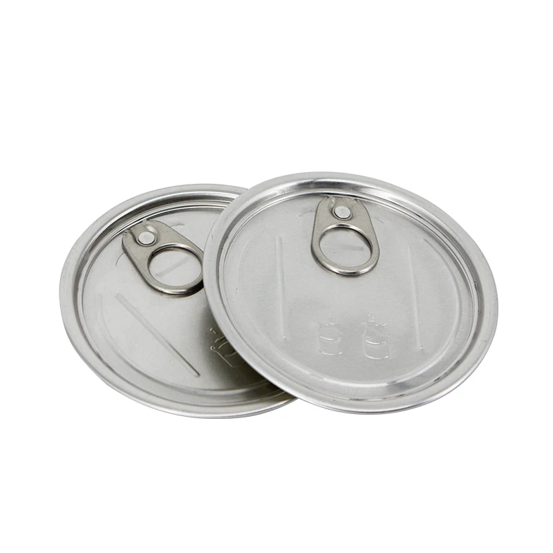 300 307 401 Full Open Cap Tab Can EOE Cover Aluminum Lid For Can Easy Open Ends