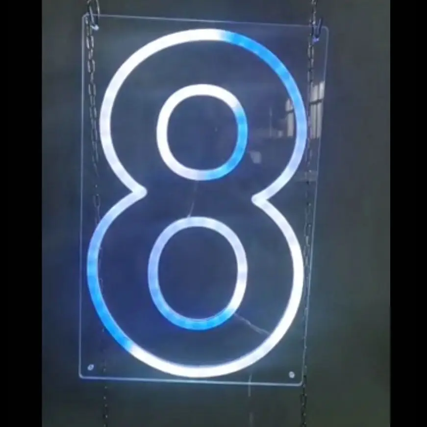 Custom neon letters party decoration neon number lights Birthday gift Led Cafe light Flex neon sign