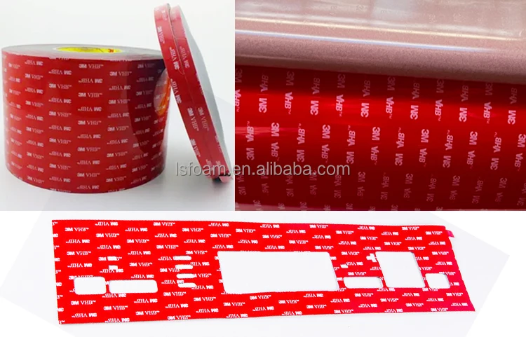 Precision Die Cut Heavy Duty 5952 4991 4910 4905 3M Self Adhesive VHB Foam Tape