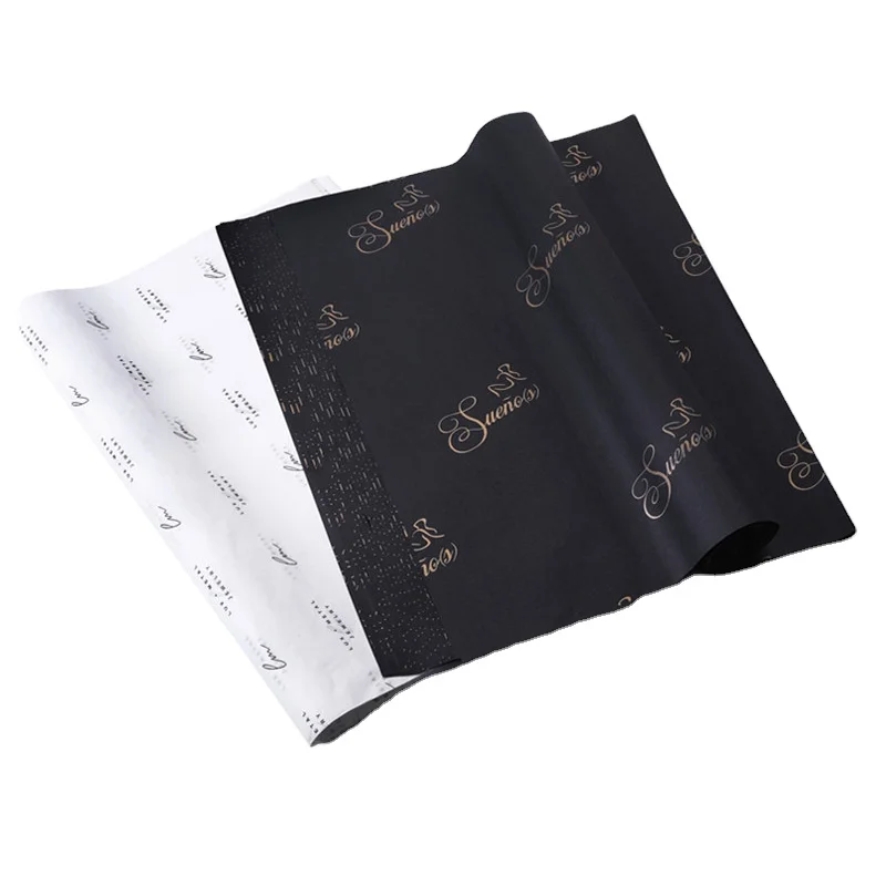 Custom logo printing packaging paper garment wrapping paper custom tissue paper for clothing packaging