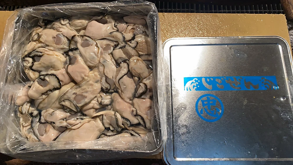 Японская свежая Устрица
