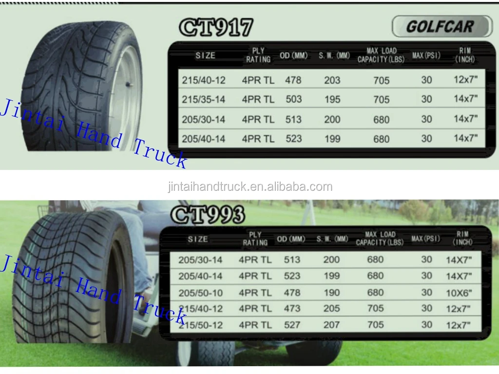 215/40-12  Hot sale Offroad ATV tires tubeless golf for snow tires