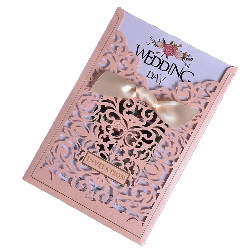 Прямая поставка с завода, настраиваемое Свадебное приглашение