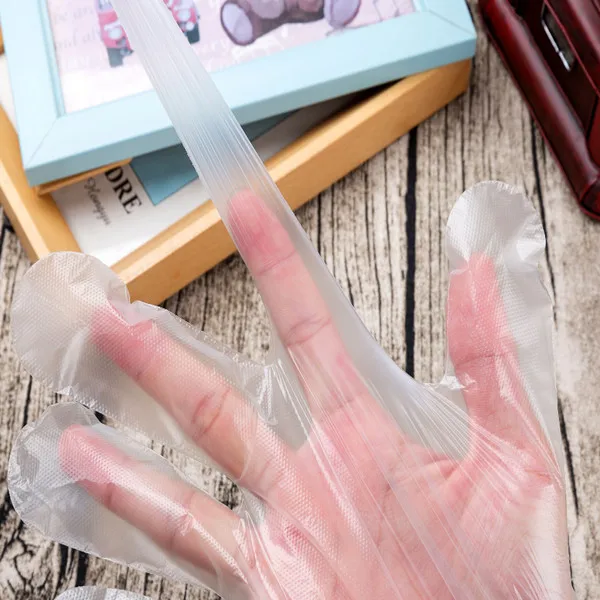 
Disposable waterproof and oil-proof safety gloves 