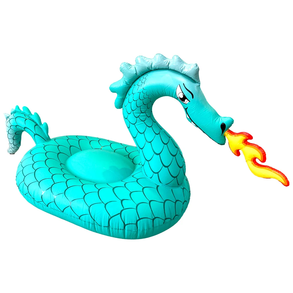 B03 F Customization kids adults swimming pool rider inflatable animal toy fly dragon pool float Inflatable Sea Dragon Pool
