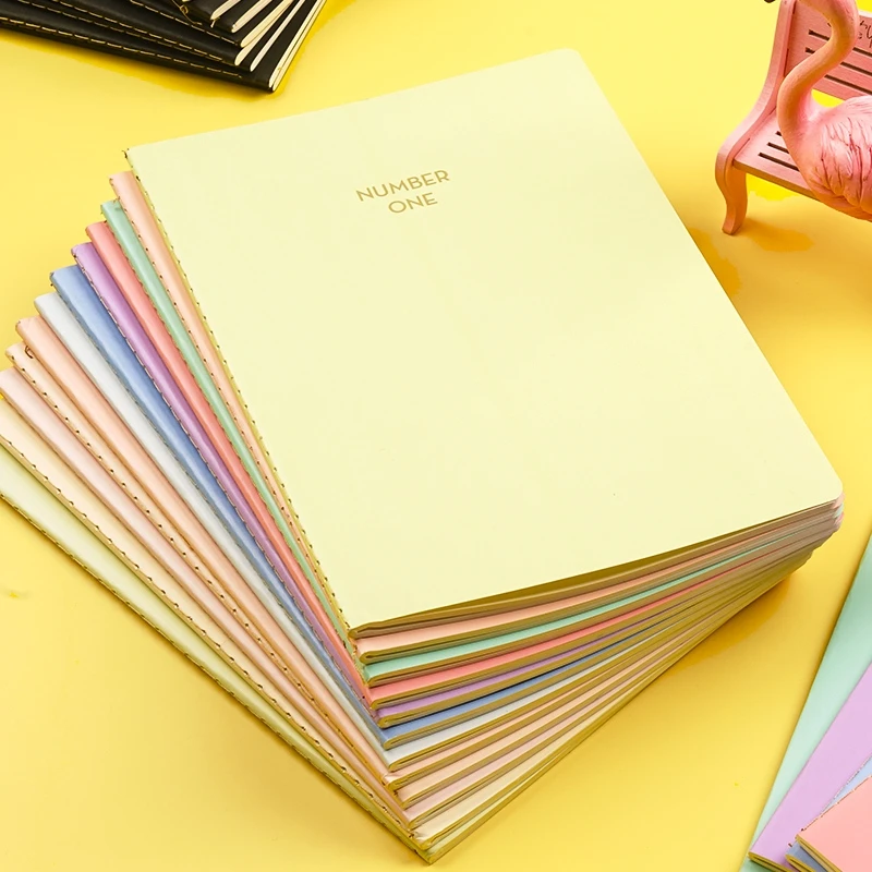 2021 Simple A5 B5 composition sewing ruled school notebooks 40 sheets