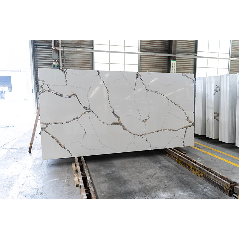 Low price engineered quartz stone surface for bedroom floor and Dinning table Quartz Stone