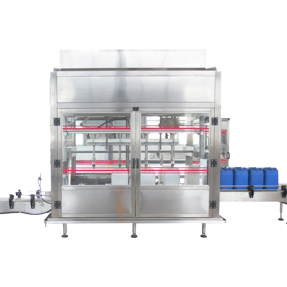 Automatic 20L Drum Chemical 4 Heads Glue Weighing Piston Oil Paint Filling Machine