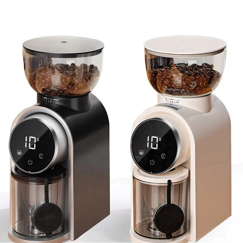 Professional Durable 25 Level Adjustable 420 Stainless Steel Conical Burr Espresso Electric Coffee Mill Bean Grinder
