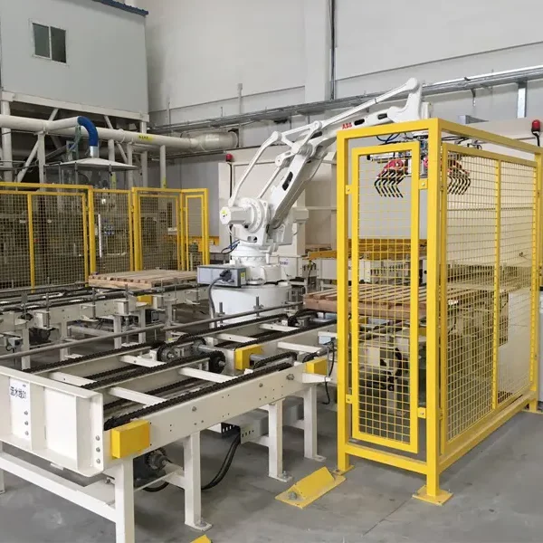 FILLING AUTO BRAND Automatic Robot Palletizer Machine High Productivity Conventional Palletizer Machine System