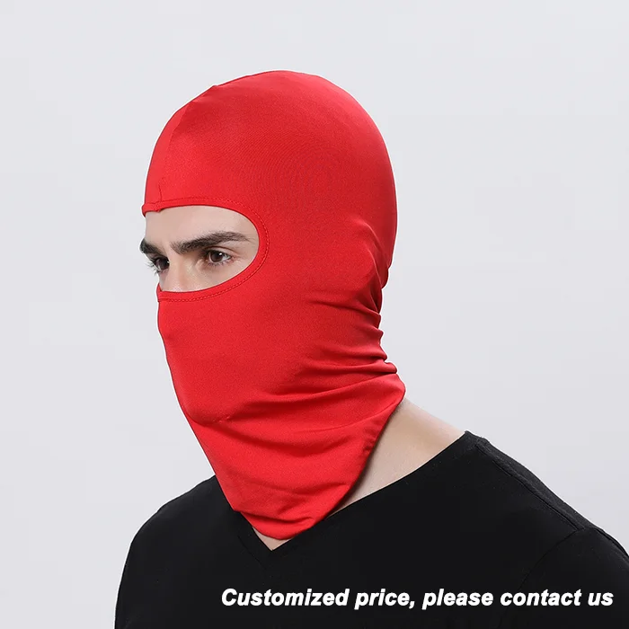 In stock 37 colors Camo Balaclava Headwear Accept Custom logo Knit Ski Masks Balaclava for Motorcycle