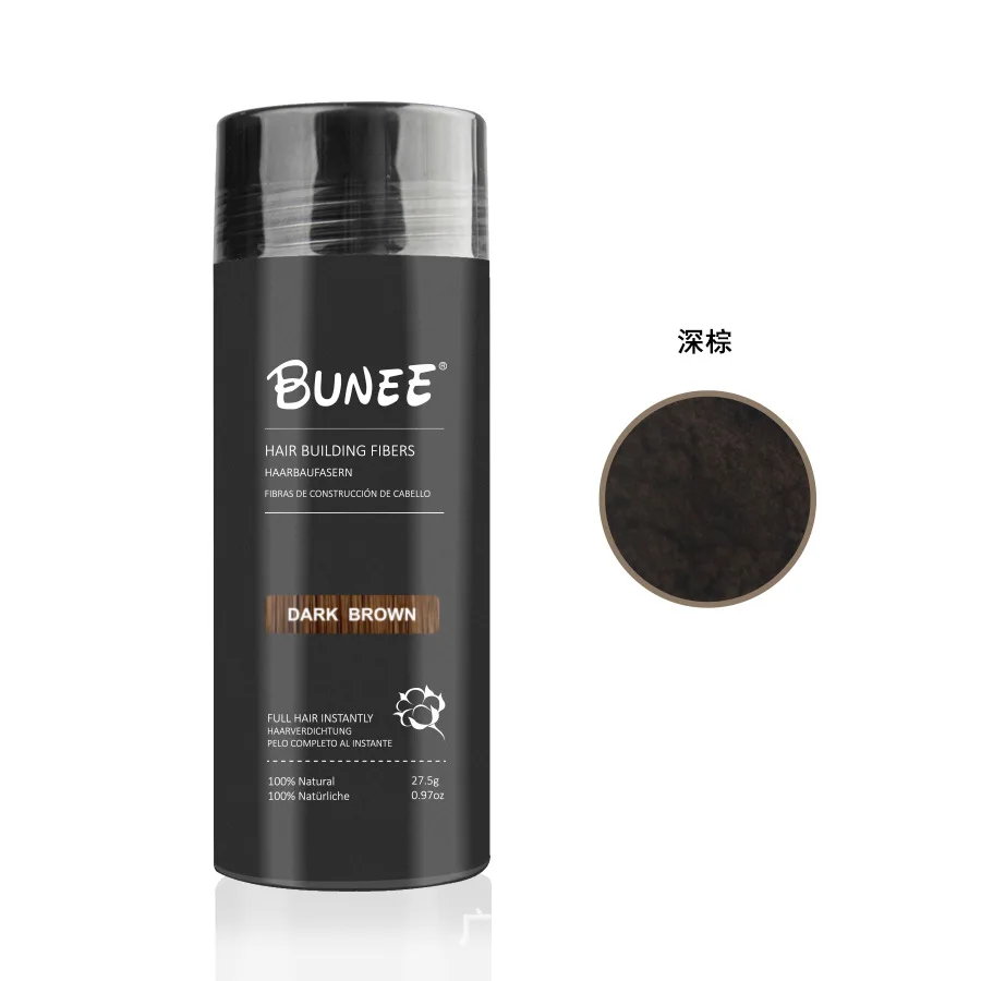 OEM оптовая продажа, волоконная пудра для наращивания волос, густая волоконная пудра 27,5 г