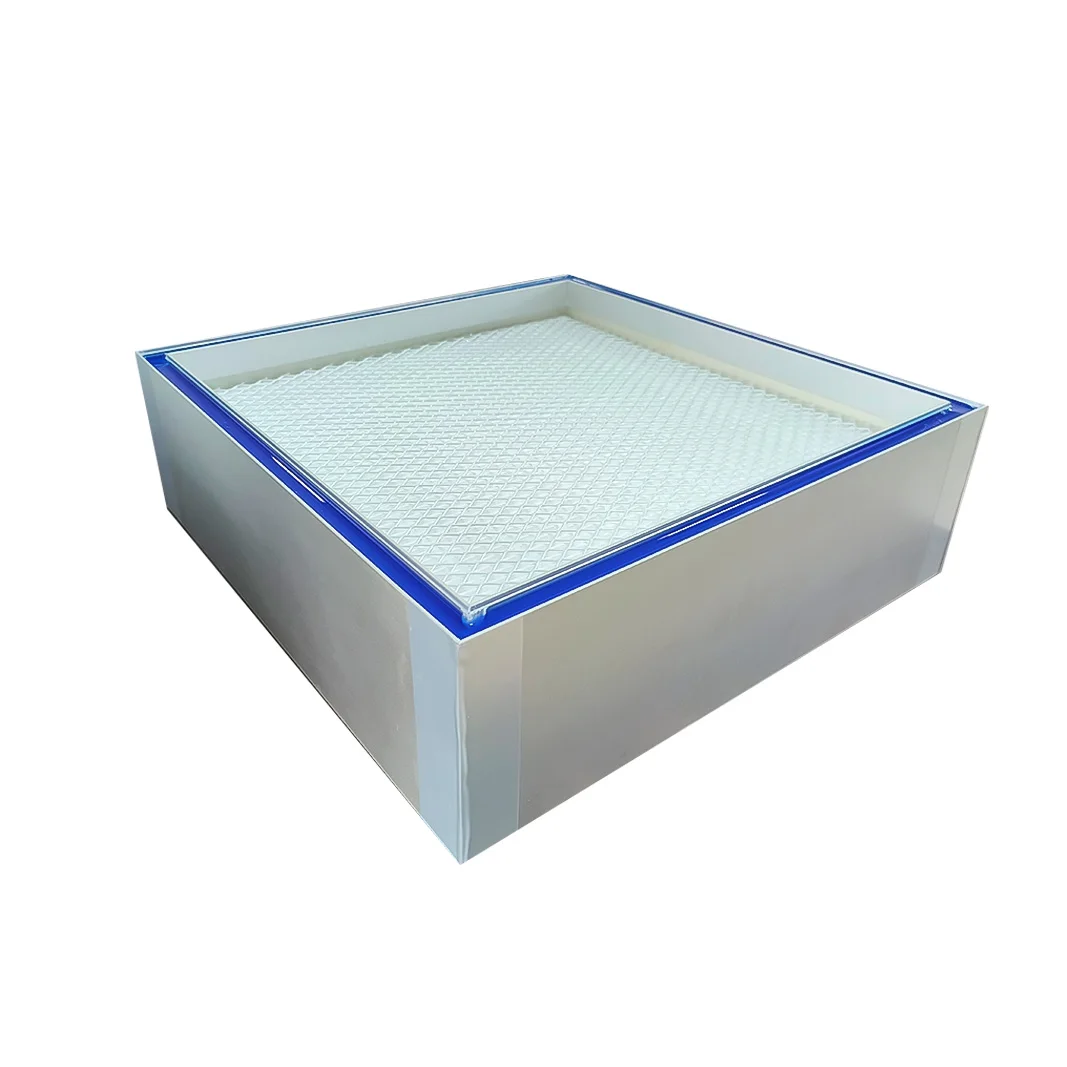 H13 H14 HEPA Filter Air Filter Gel Seal High Efficiency High Sealing Air Cleaning Equipment for Cleanroom HVAC System