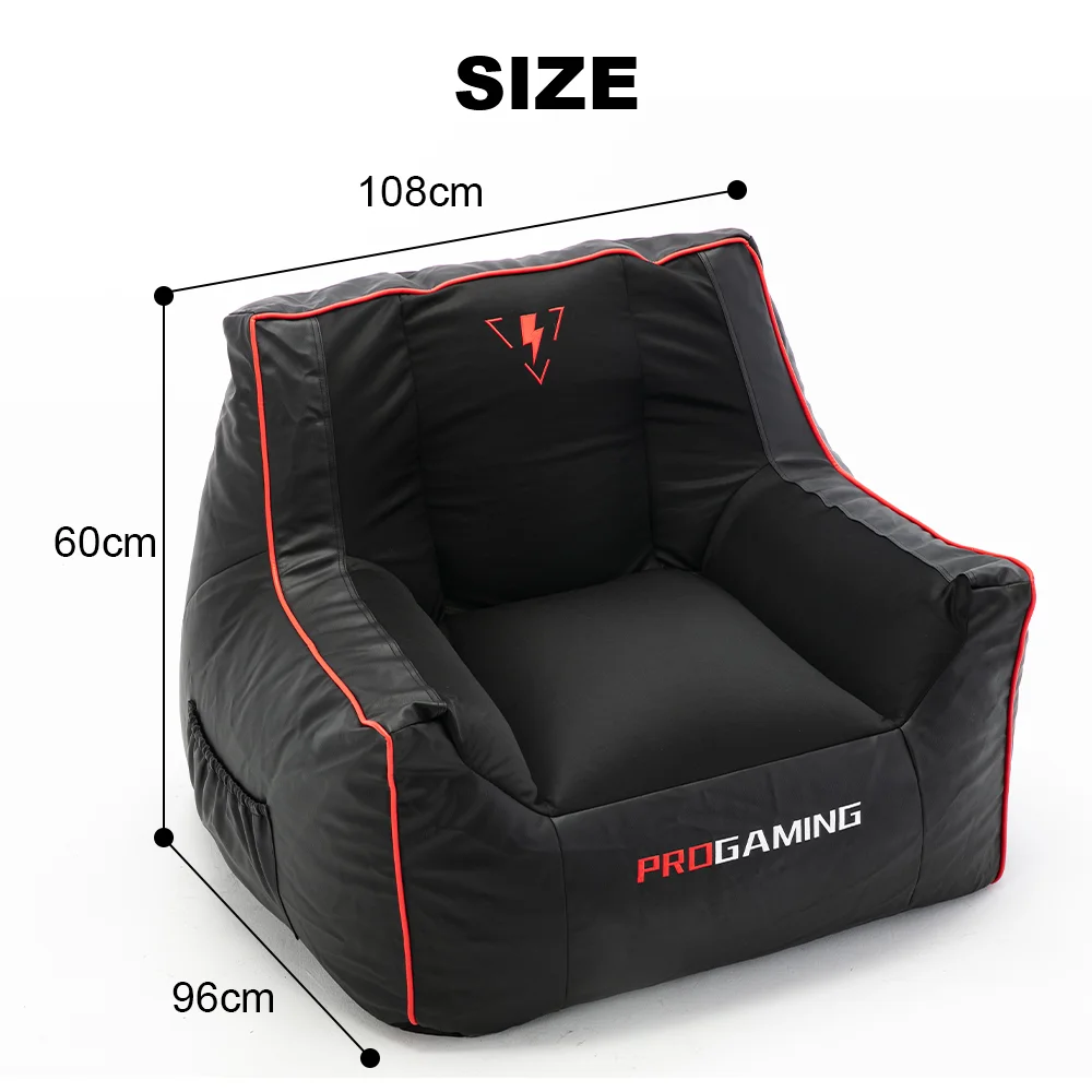 Gaming Bean Bag PU Living Room Bedroom Furniture E-sports Game Room Bean Bag Sofa Chair