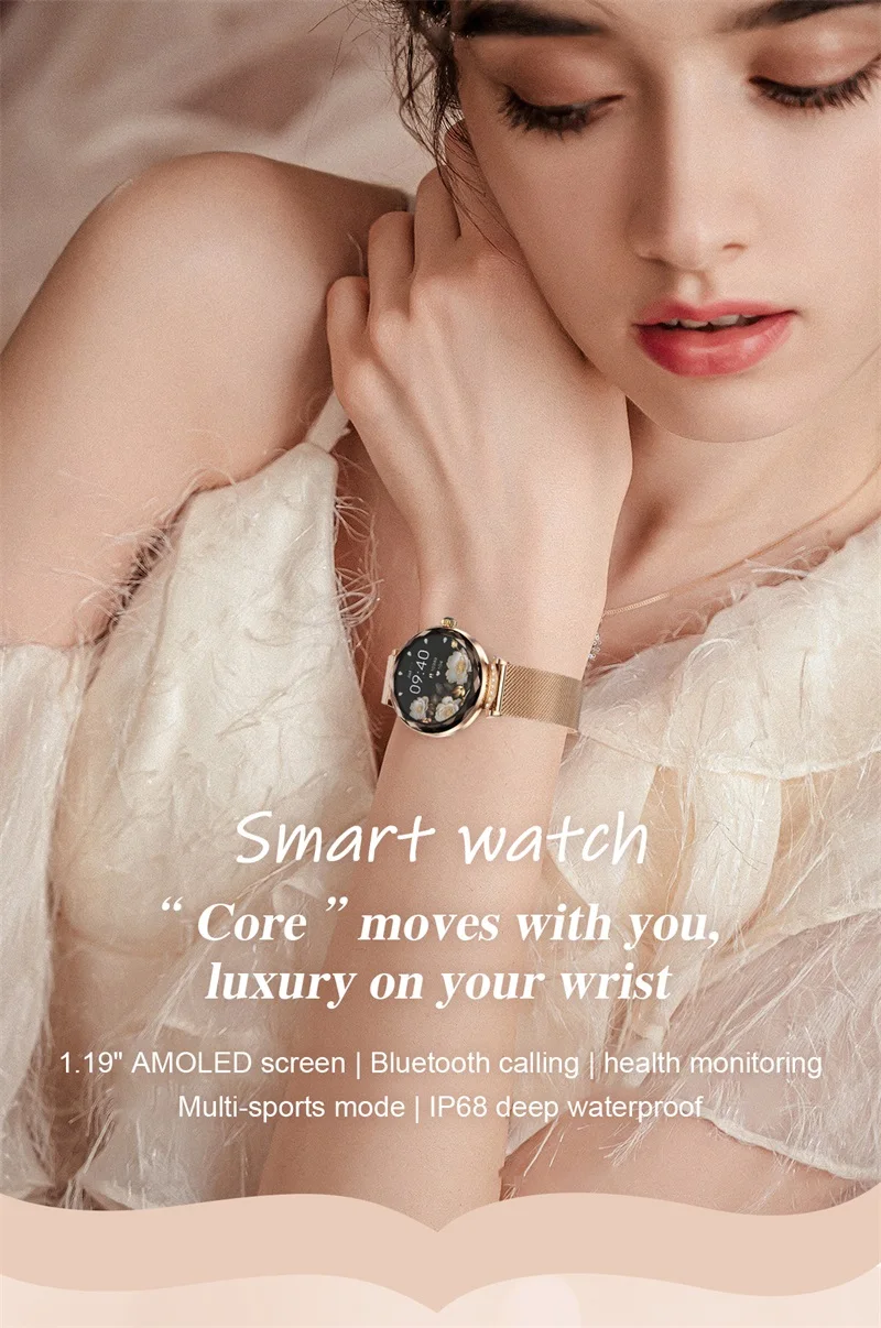 Small AMOLED Display Women Relojes Smart Watch NX7 PRO with BT Calling Round Screen Heart Rate Monitor Sport Ladies Smartwatch (1).jpg