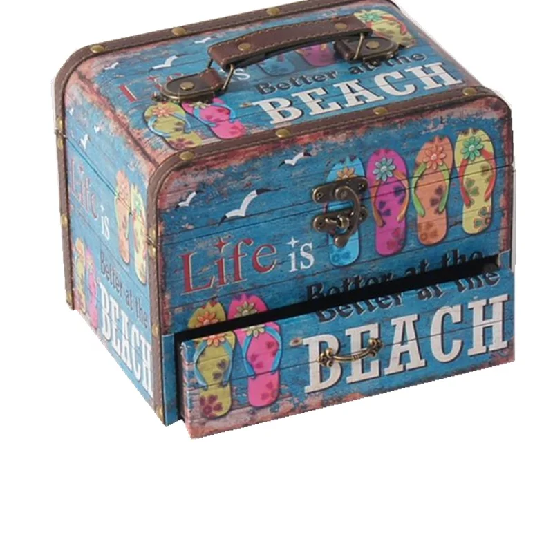 Домашний декор, орнамент, новый и креативный стиль, коробка с швейным набором, аксессуары, портативная деревянная коробка для шитья