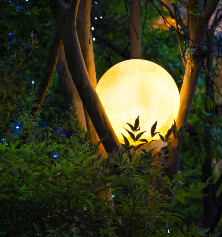 Modern Outdoor Waterproof Rechargeable Garden Remote Control Color Change Led Ball Light