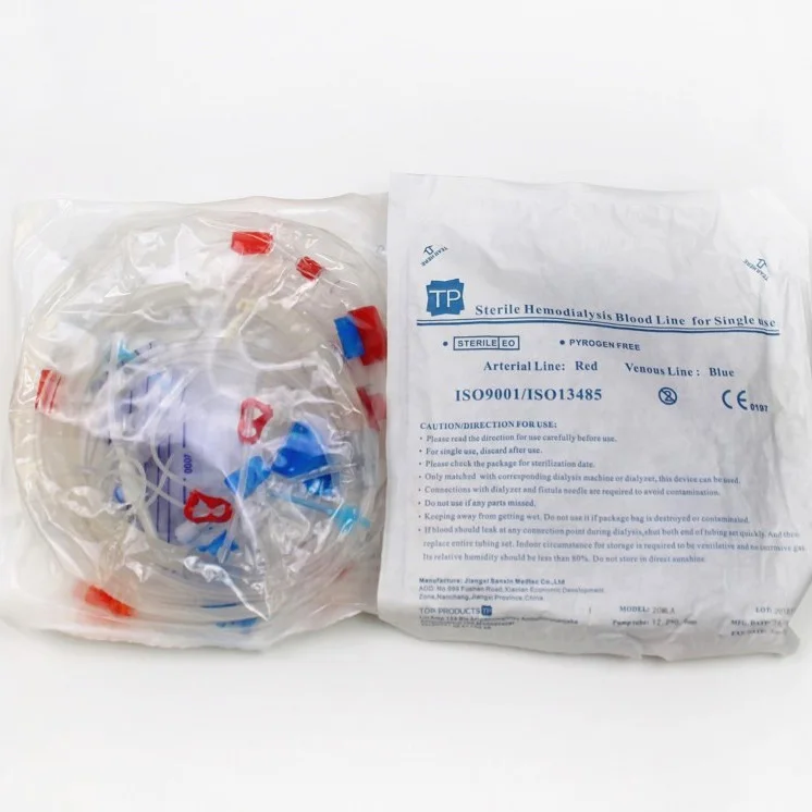 Medical Sterile Hemodialysis Blood Lines Disposable Dialysis Blood Lines Set For Hemodialysis Machine