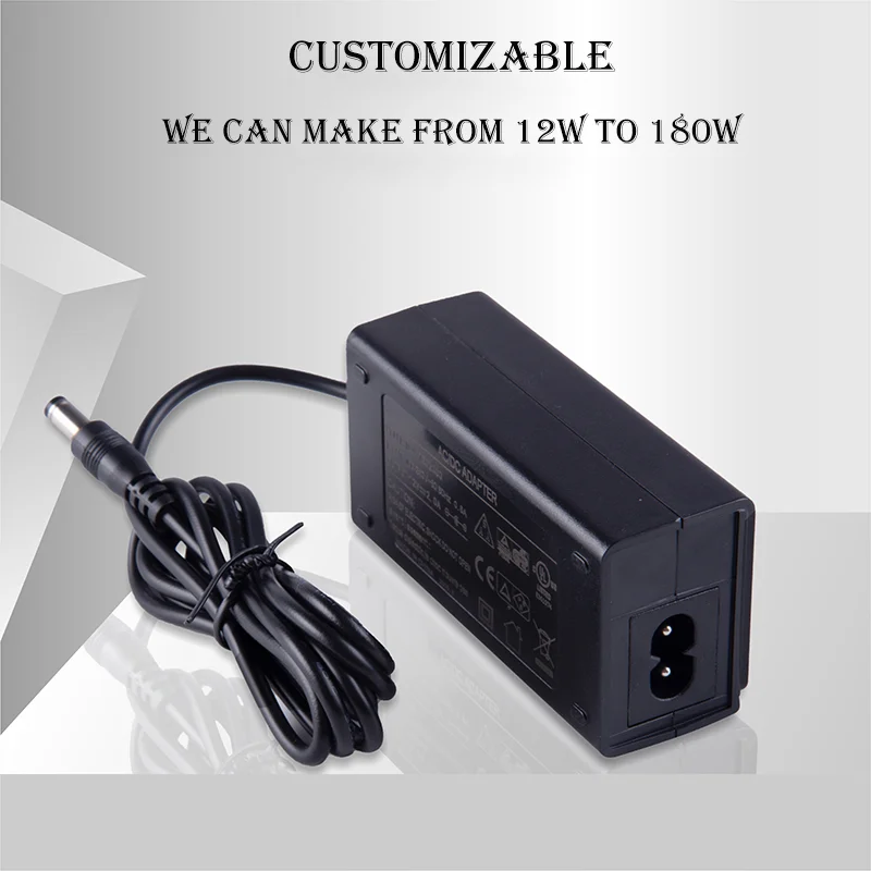 Customized  24V 1A 12V 2A power adapter charger OEM Brand AC to DC power supply adapter for Video Game Console