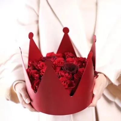 Cholyn PET Crown flower box waterproof gift box support customization logo/color