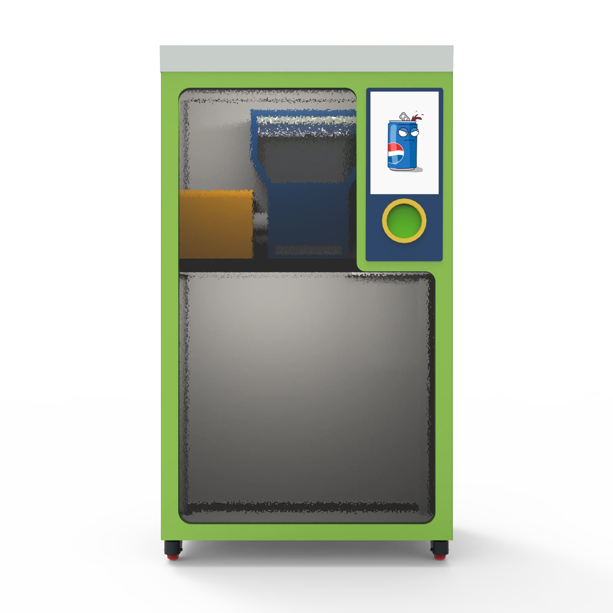 Commercial Supermarket  Indoor   Visible Bottles & Cans RVM