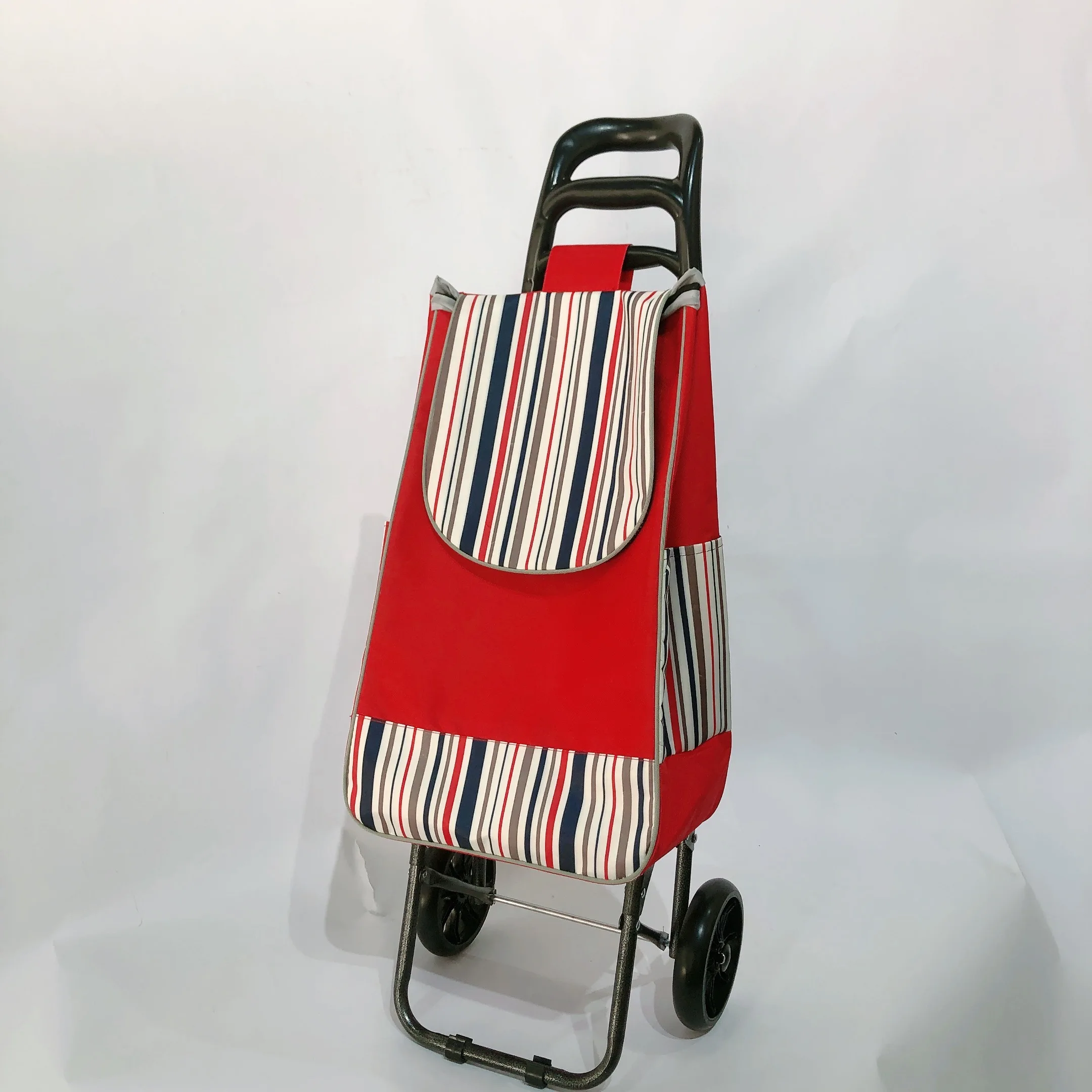Customizable logo Reusable shopping cart Portable foldable grocery shopping cart for home use,shopping trolley bags