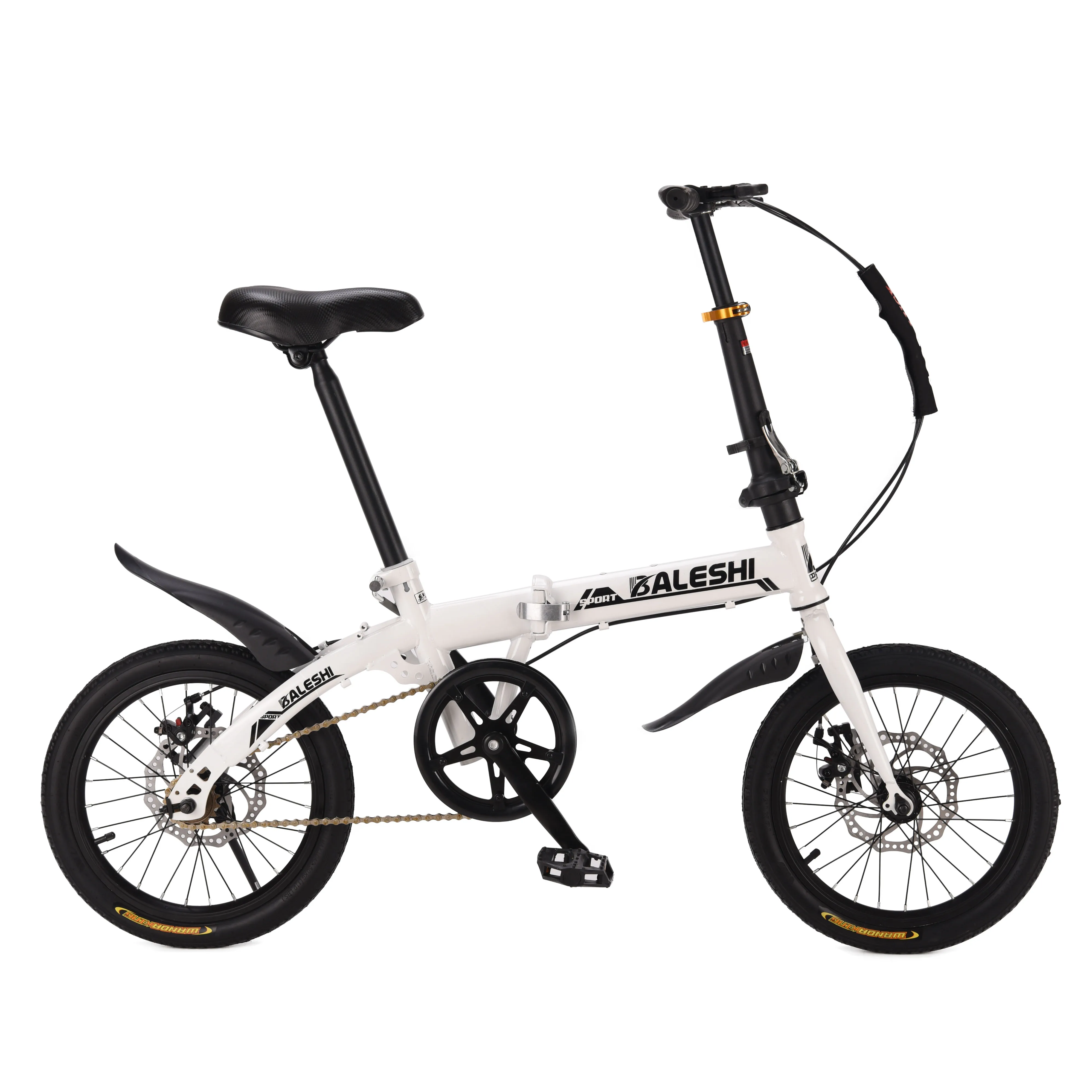 Mini Folding City Bike 7-Speed Fixed Gear Club BMX Road Bike for Adults Reliable Magnesium Alloy Disc Brake