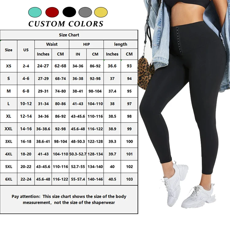 HEXIN Custom Logo High Quality Elasticity High Waist Yoga Pants Women Tummy Trimmer Waist Trainer Leggings