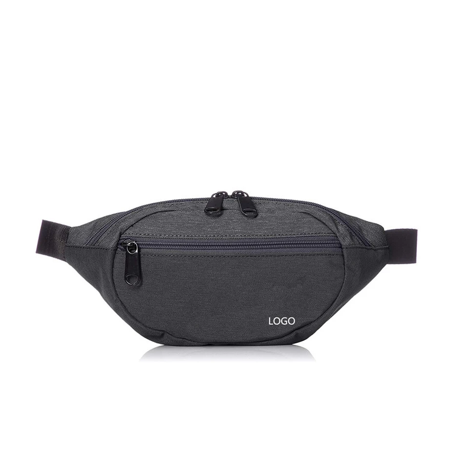 Stylish heiritage 600D polyester belt waist bag basic phone sling fanny pack