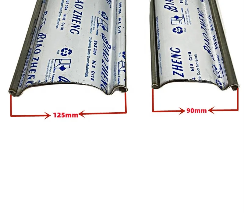 Electric Steel Rolling Shutter Roll up Garage Door Panel Material