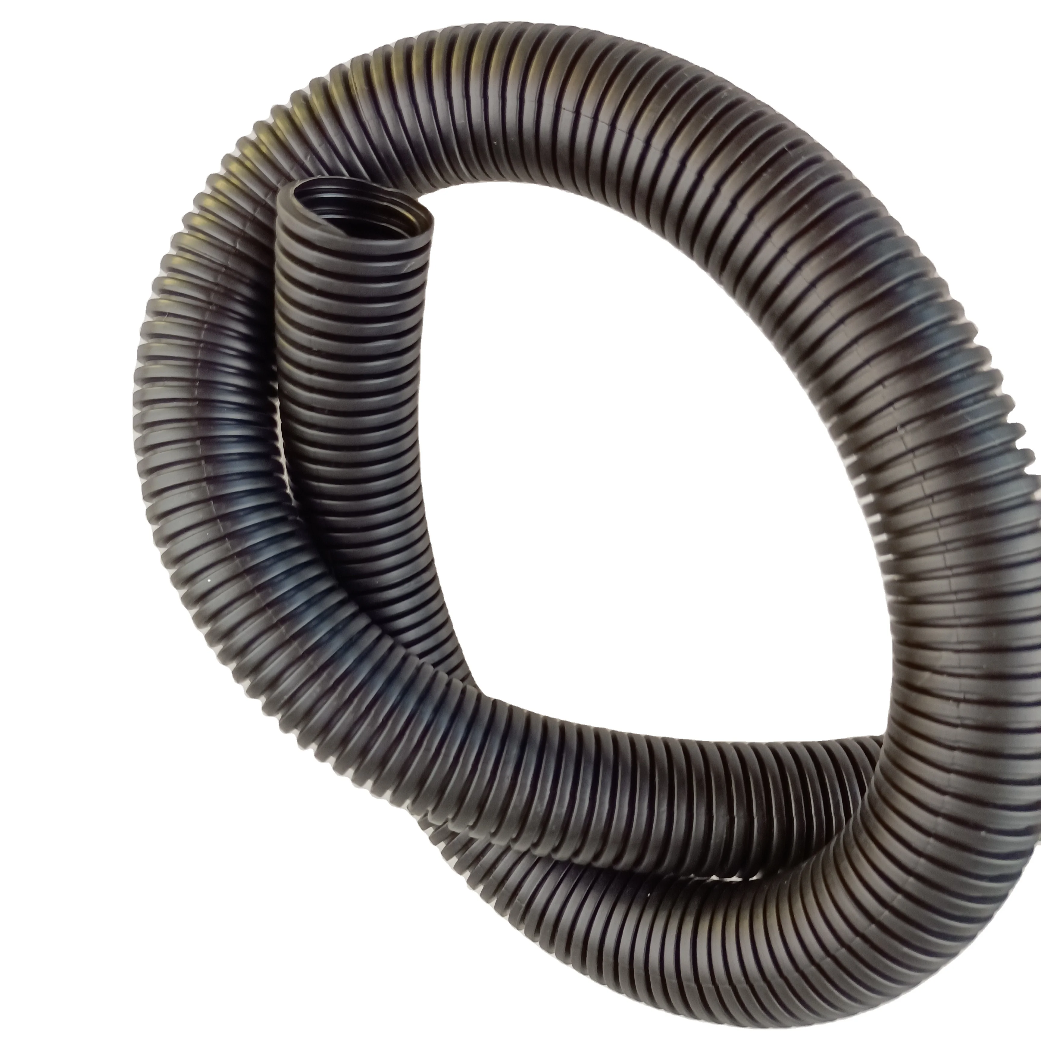 Orange Corrugated Conduit Flame Retardant Plastic Electrical Tube Flexible Pipe OEM Factory 25mm