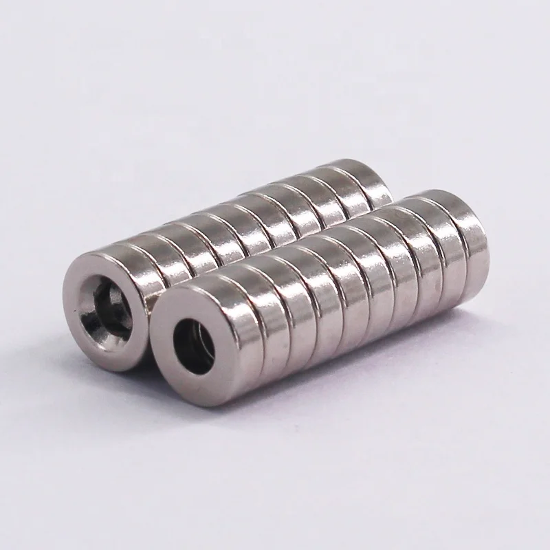 Golden Supplier Countersunk Hole Neodymium Magnet Tube For Sale Manufacturer Custom Special Strong Magnets