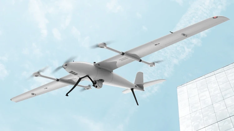  Высококачественный беспилотник G15 VTOL с фиксированным крылом версия для безопасности на большие расстояния длительное время полета системой управления