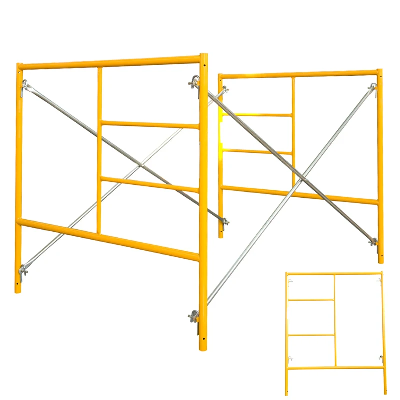 Mason Frame Construction Scaffolding Peri Yellow Metal Frame Ladders Metallic Andamio Accessories Power Coated Slab Formwork