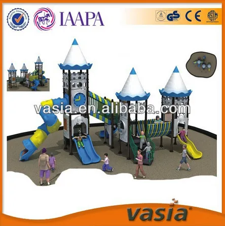 Небольшая пластиковая детская горка и качели Игровой Набор (VS3-712)