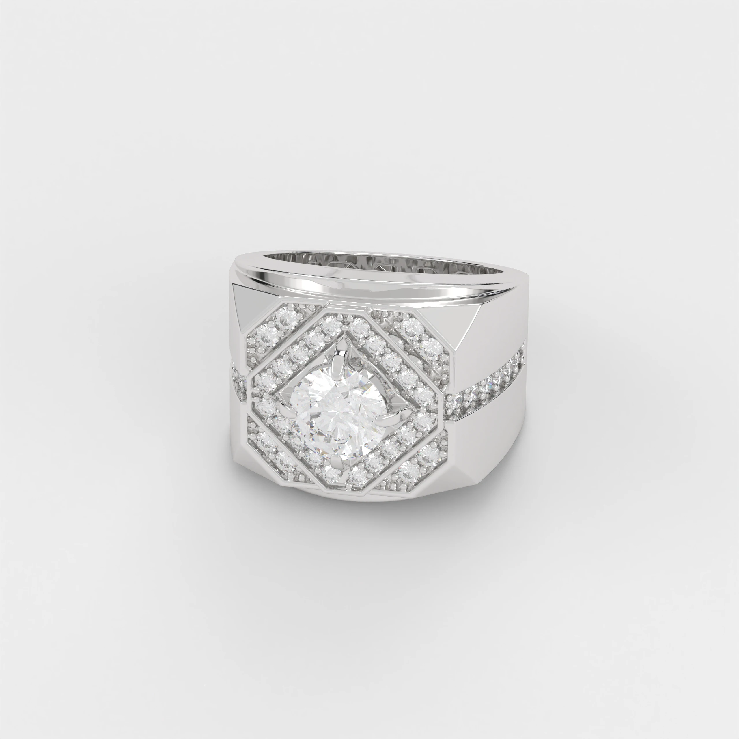 Fashion Jewelry Ring Light Smart Rings Ruby For Men OEM ODM Manufacture From Vietnam Customize Diamond Fine Ring