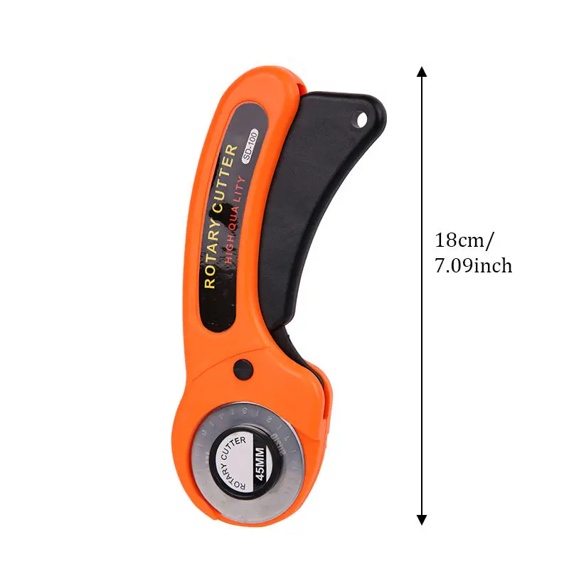 Rts 45 мм Вращающийся резак для ткани круговое стегание лоскутное одеяло кожевенное ремесло режущий инструмент вращающийся
