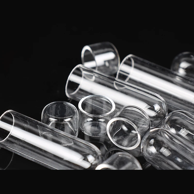 Factory special custom design high purity high temperature resistant optical quartz crystal glass test tube