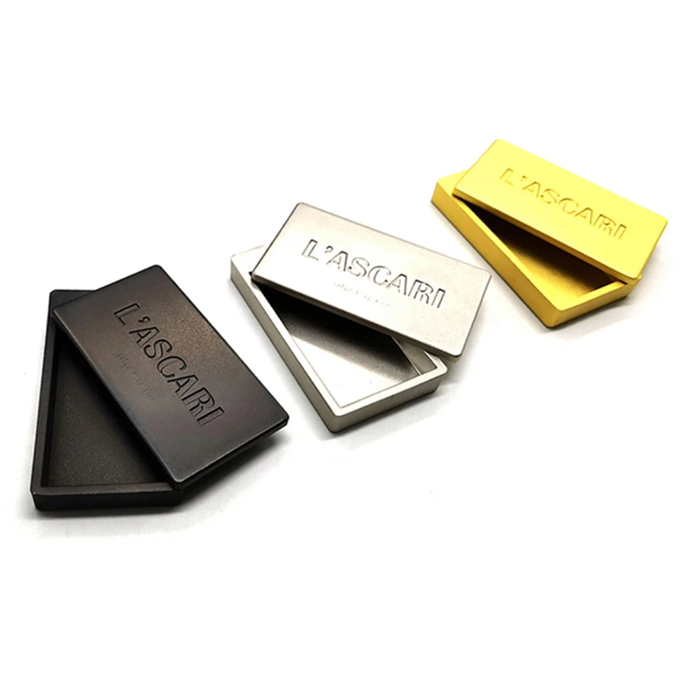 Magnetic Refill Mini Rectangle Sliding Tin Can Metal Tin Box for Balm/Mint/Candy Packaging