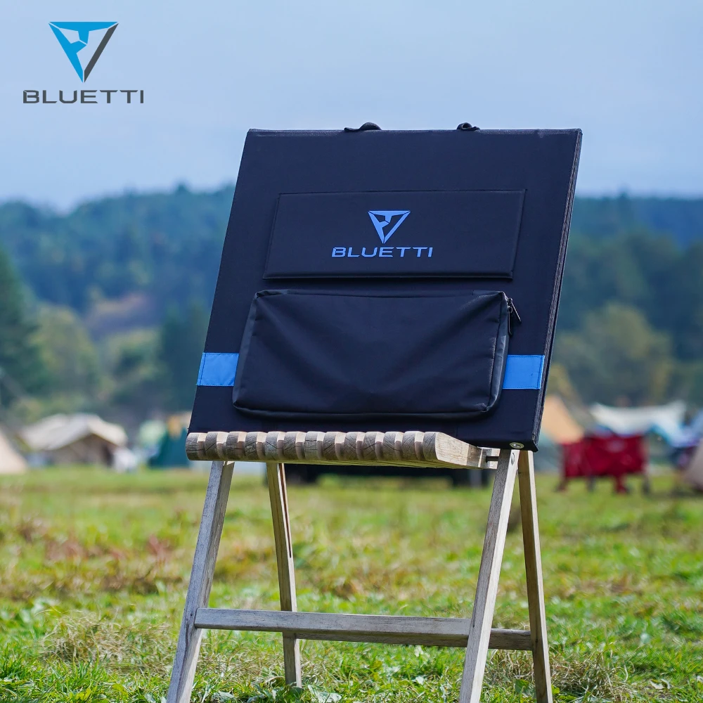 Bluetti 200W Solar Panel To Charge Portable Solar Generator Camping Portable Flexible Solar Panel Foldable