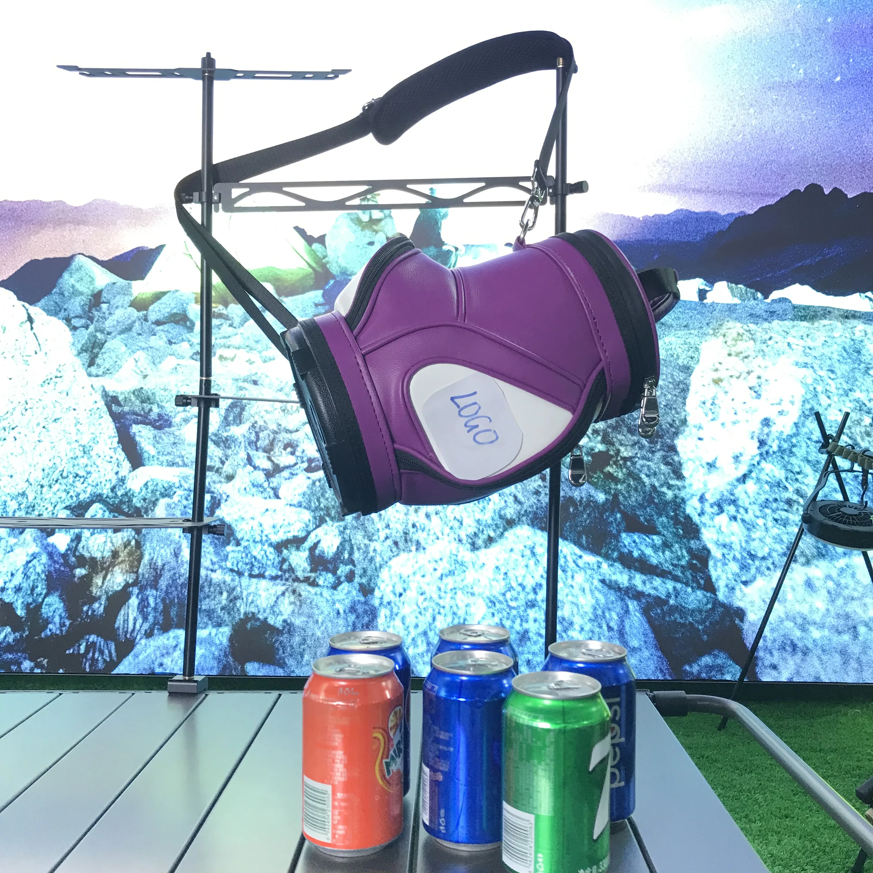 Insulated Golf Cooler Bag Sleeve, Golf Hold Beer Cans, Insulated Golf Bag Beer Cooler Sleeve for Camping