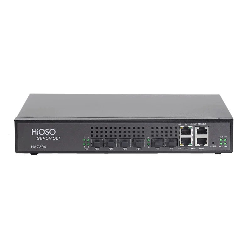 Epon Olt 4 port Gigabit Uplink Port Mini 4Pon Ftth Olt Supply any brand epon onu  without pon sfp MODUELS