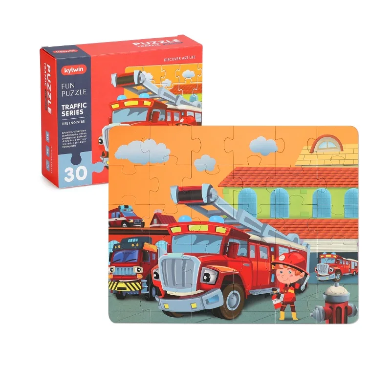 
RTS DIY Puzzle games children early education Vehicle puzzle block Jigsaw puzzle toy 