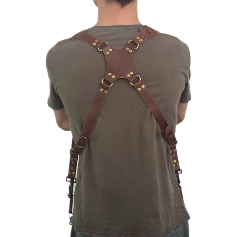 Винтажный Регулируемый Прочный высококачественный модный ремень унисекс на плечо и шею Универсальный кожаный ремень для камеры