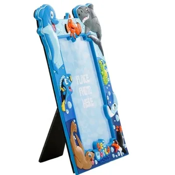 Custom eco friendly soft rubber magnet 3d photo frame for home wirh logo OEM promotional souvenir gift photo frame