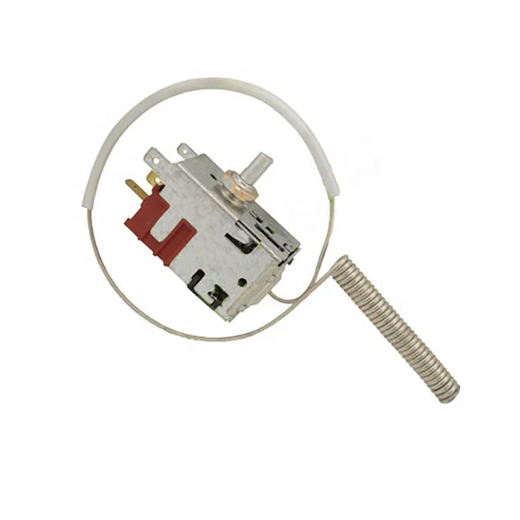 077B1280L HVAC Capillary Electric Thermostat For Air Conditioner Fridge Refrigerator Freezer Thermostat