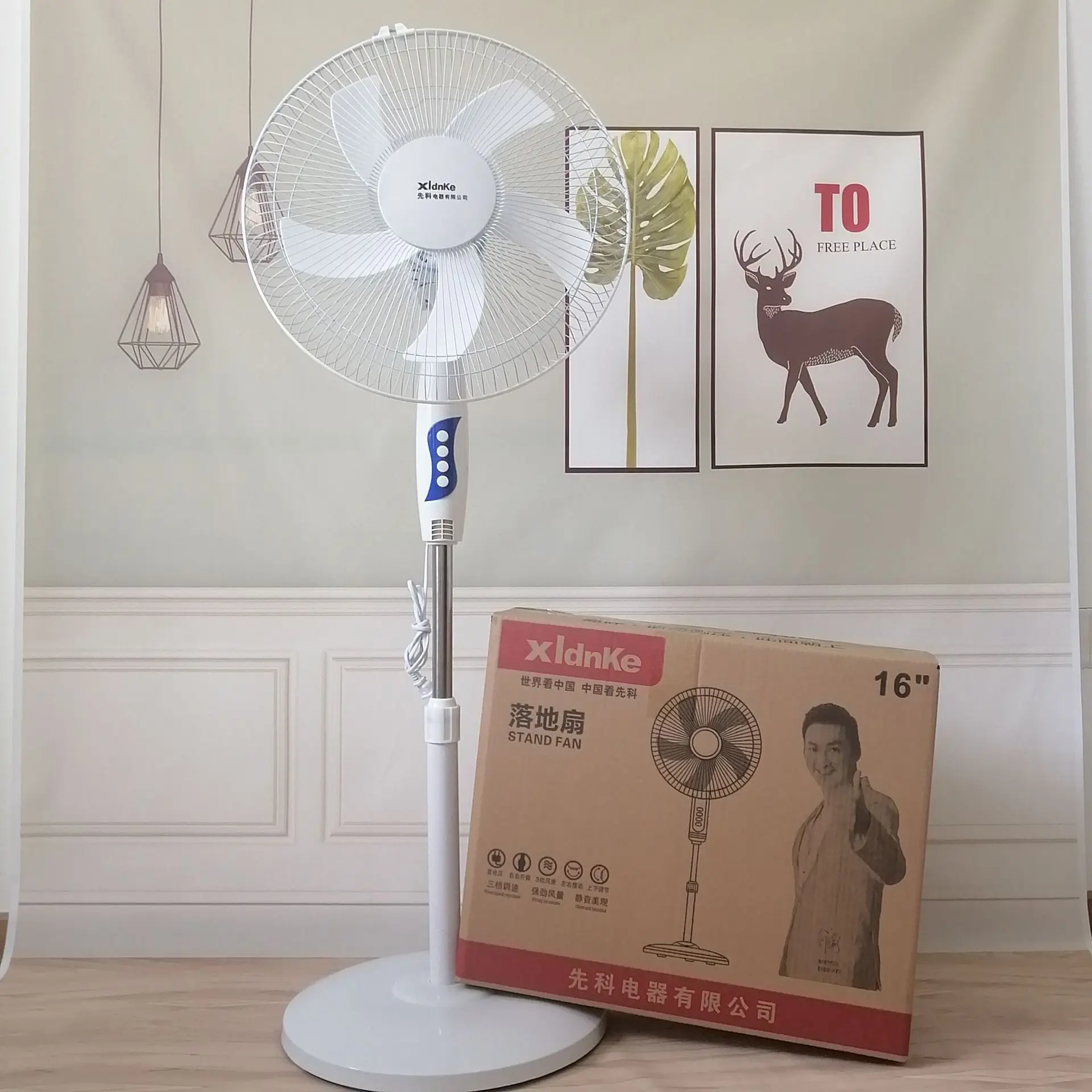 Hot sale Home 16 Inch Air Cooling Vertical Floor Fan Tower & Pedestal Electric Stand Fans Floor Fan