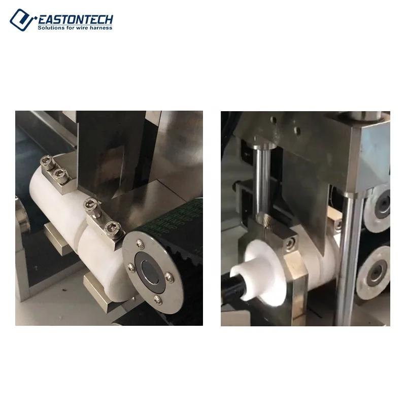 Eastontech Full Automatic Rotary corrugated plastic tube cutting machine